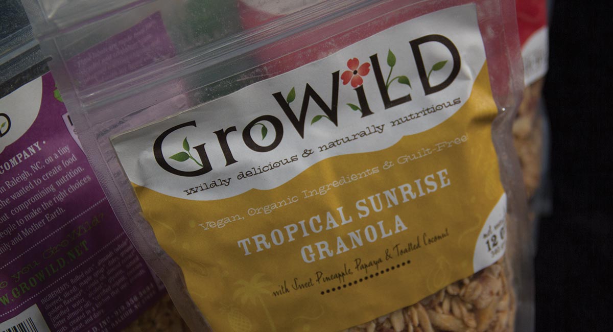 growild granola design work